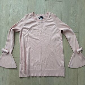 Karl Lagerfeld Soft Pink Knit Top